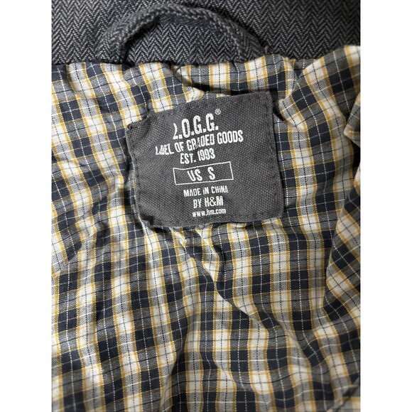 MISSES LOGG LABEL OF GRADED GOODS BY H&M GREY COTTON BLAZER‎ SIZE S WOMEN'S - Picture 4 of 11